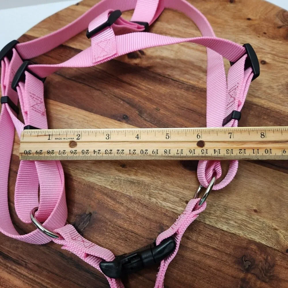 Coastal Dog Harness – Light Pink, Size Large, Adjustable Fit